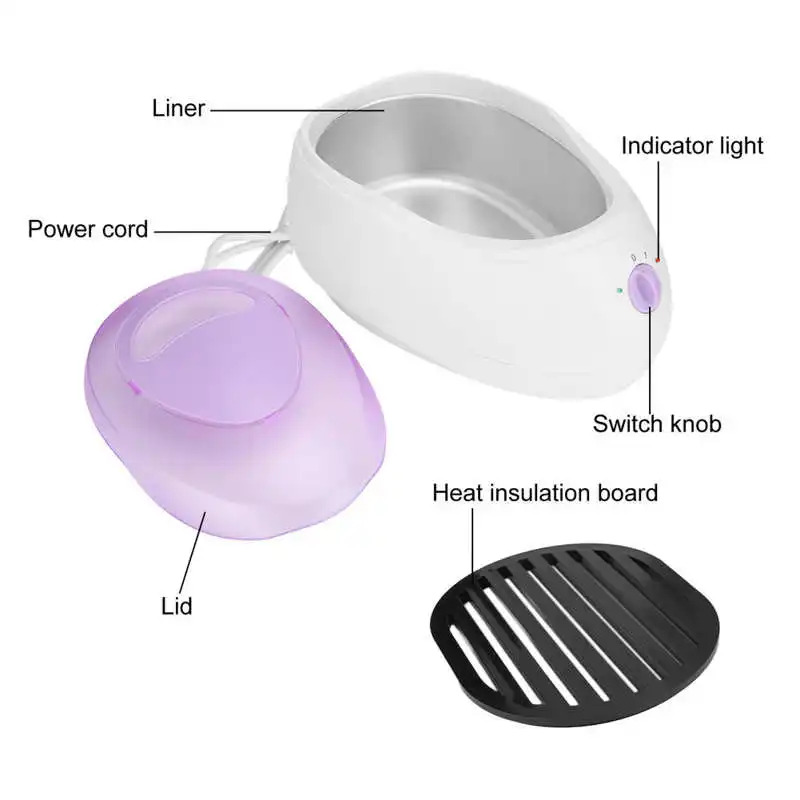 2.3L Paraffin Wax Machine Professional Home Beauty Salon Quick Heating Paraffin Wax Warmer for Hands Feet 3