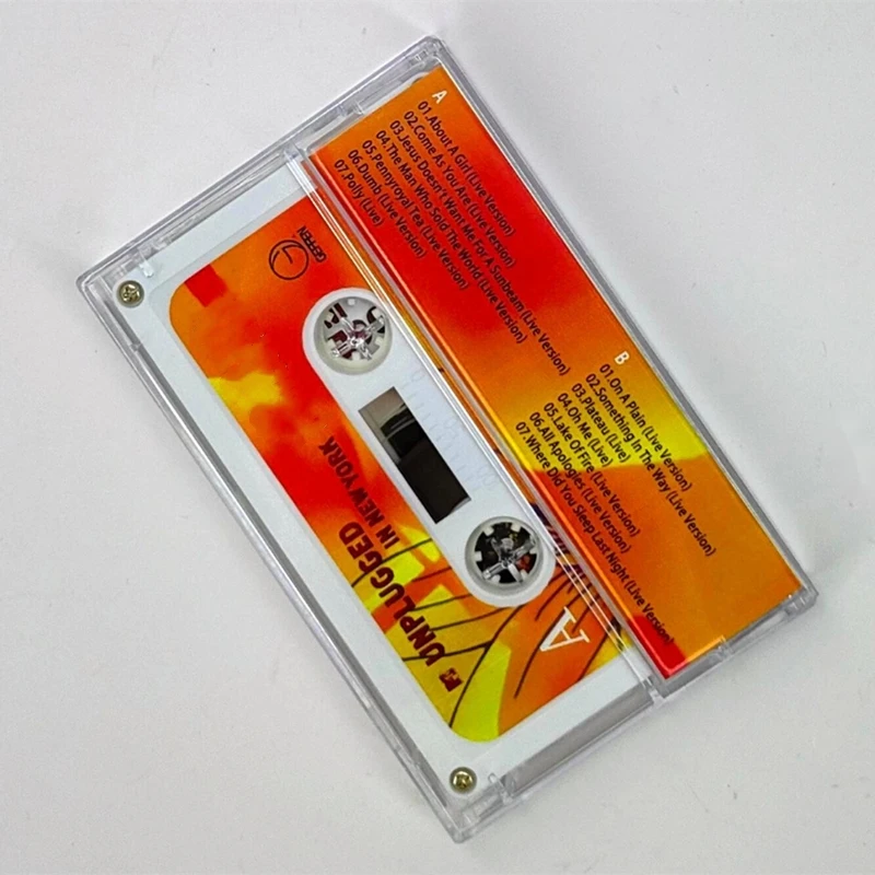 EU US Grunge Rock Musik Tape MTV Unplugged in New York Album Nevermind Kassetten Cosplay Walkman Auto Recorder Soundtracks Box – Detail 11