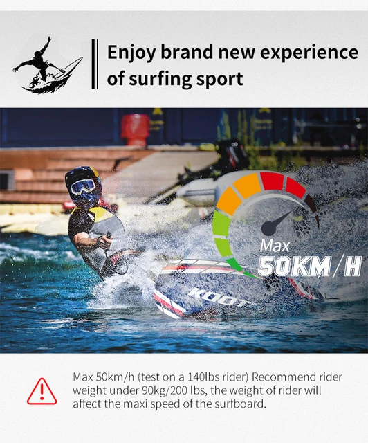 Carbon Fiber Surfboard with 109cc Gasoline Engine 3