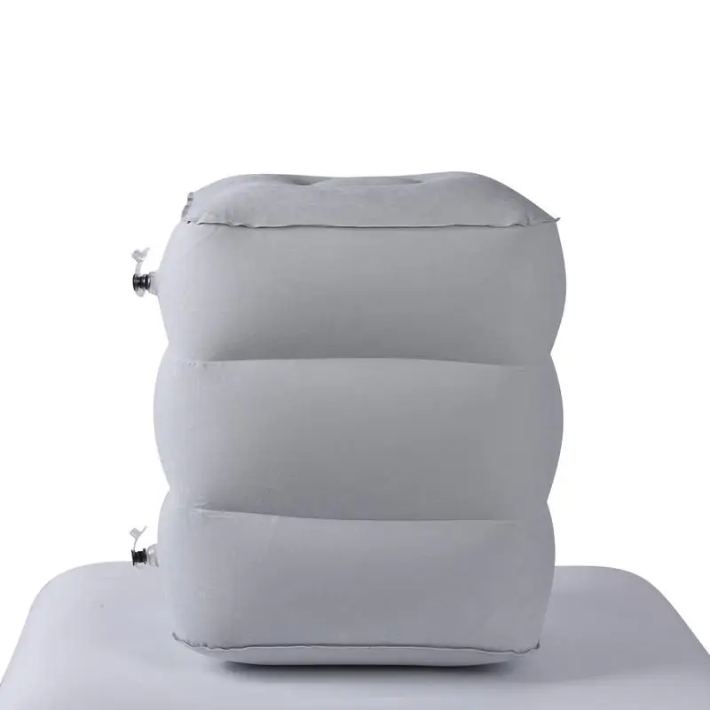

Inflatable Travel Sleeping Footrest Pillow For Kids Women Men Folding Adjustable Resting Pillow On Airplane Car Bus Foot Pad