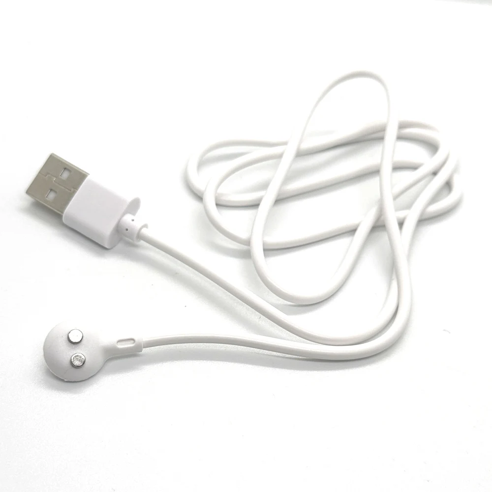 USB Charging Cable 1pcs 2Pin Magnetic 80cm for Beauty instrument