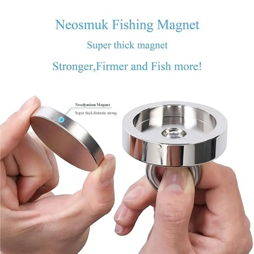 High-Performance Neodymium Magnet with Countersunk Hole and Eyebolt for Heavy-Duty Applications