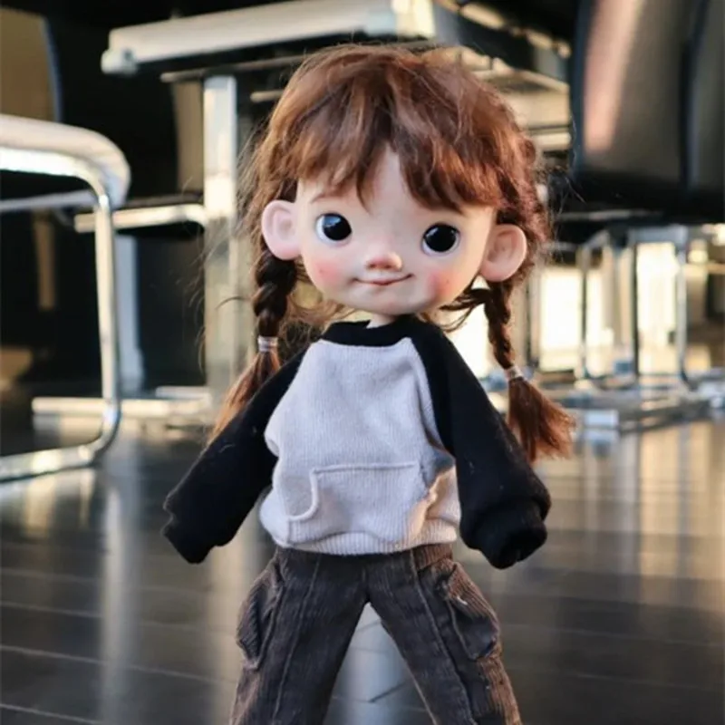 Amzing Expression 1/6 Big Head Pii With Girl Body Extra Free Mani E Piedi Pipi Jaki Naughty Happy Cute Minor Bjd Dolls