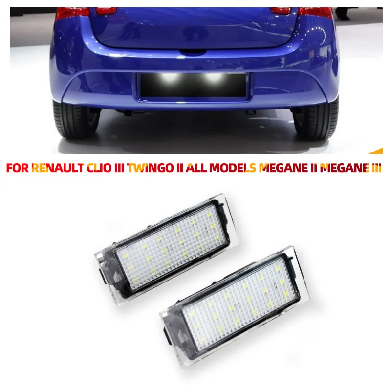 Led Targa Lampada Luce Auto Luz Nessun Errore Per Renault Megane 3 Clio Laguna 2 Megane 3 Twingo
