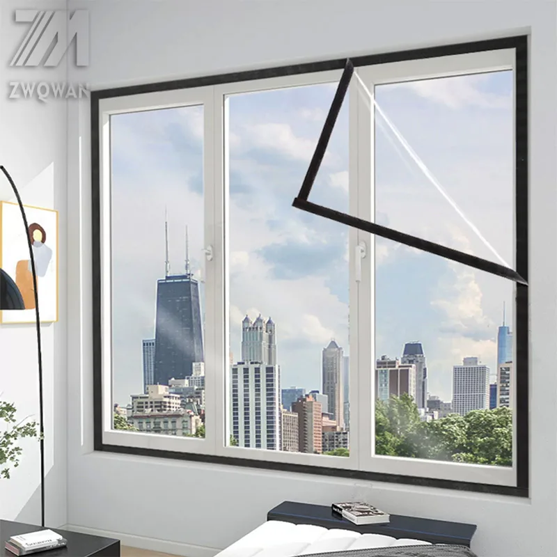 Description Picture 2 of itemNew style Winter window windproof and warm film sealing plastic cloth, winter windproof curtains, cold insulation and antifreeze