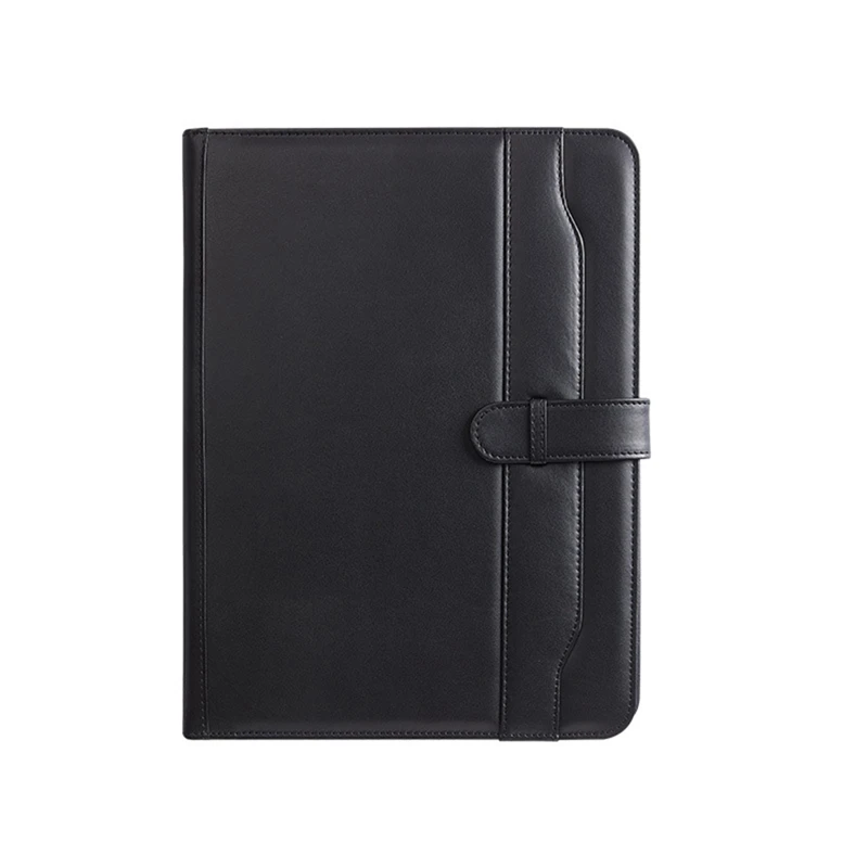 

NEW-Portfolio Folder, Women Business Document Organizer Size With Pad For Interview, Conference Black