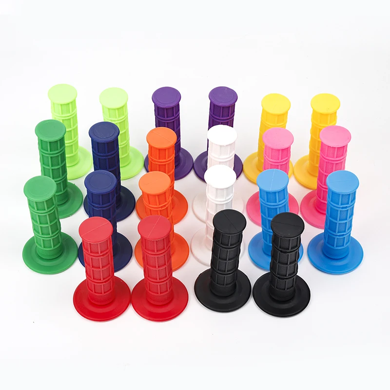 Manopole Per Moto In Alluminio E Gomma - Universali, 7/8, Design Antiscivolo