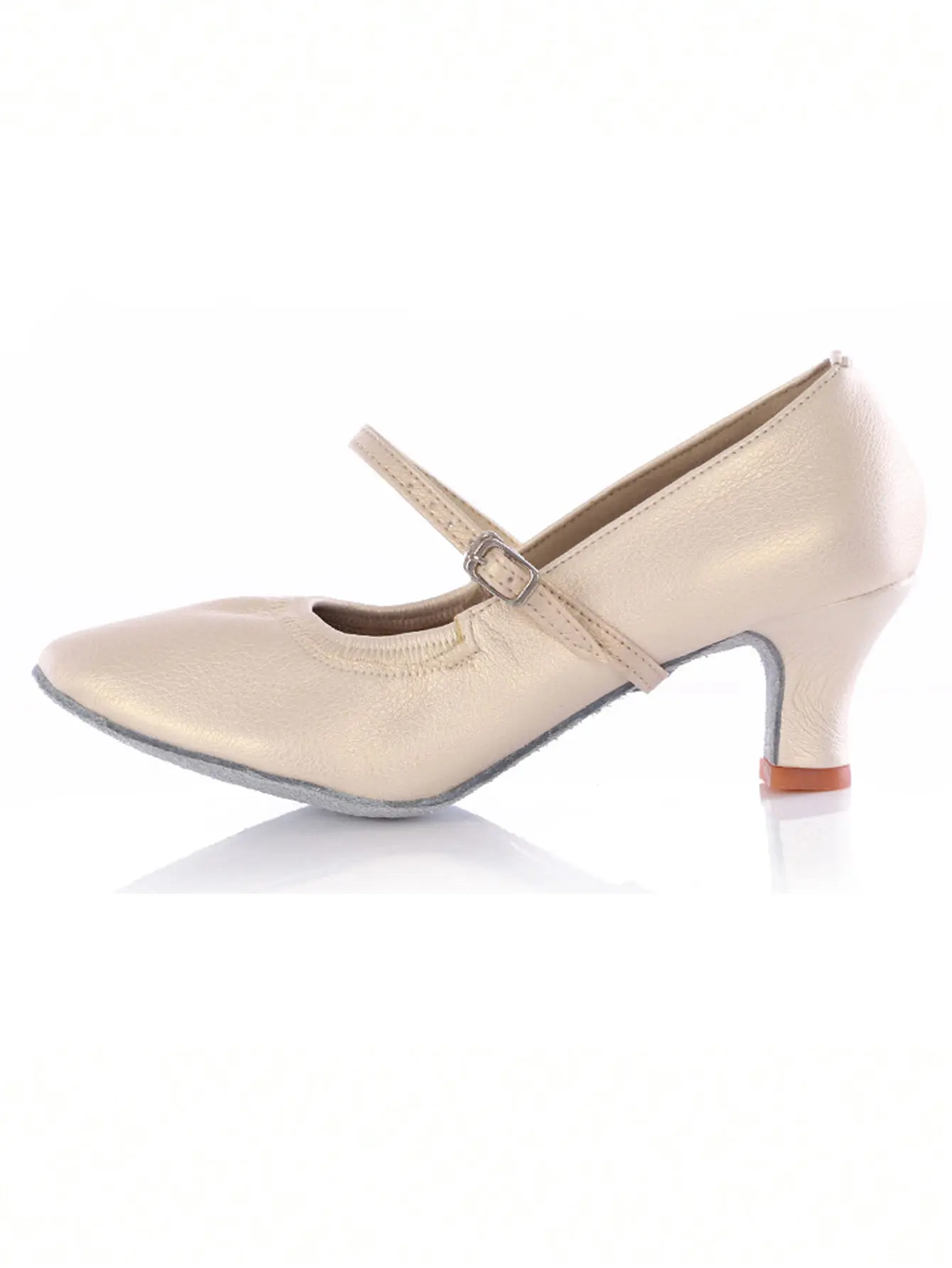 Woman's Latin Dance Shoes Ladies Tango Jazz Modern Ballroom Practice Dancing Shoes Soft Sole Heels 5cm Women Heeled Sandals 2