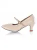 Woman's Latin Dance Shoes Ladies Tango Jazz Modern Ballroom Practice Dancing Shoes Soft Sole Heels 5cm Women Heeled Sandals 2