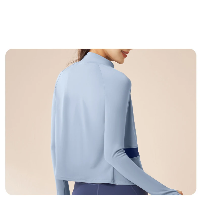 Running Fitness Yoga Suit Set Nude Slim Fit Soft Comfortable Breathable Sports Suit Jacket Pants Women's Two-piece Set New