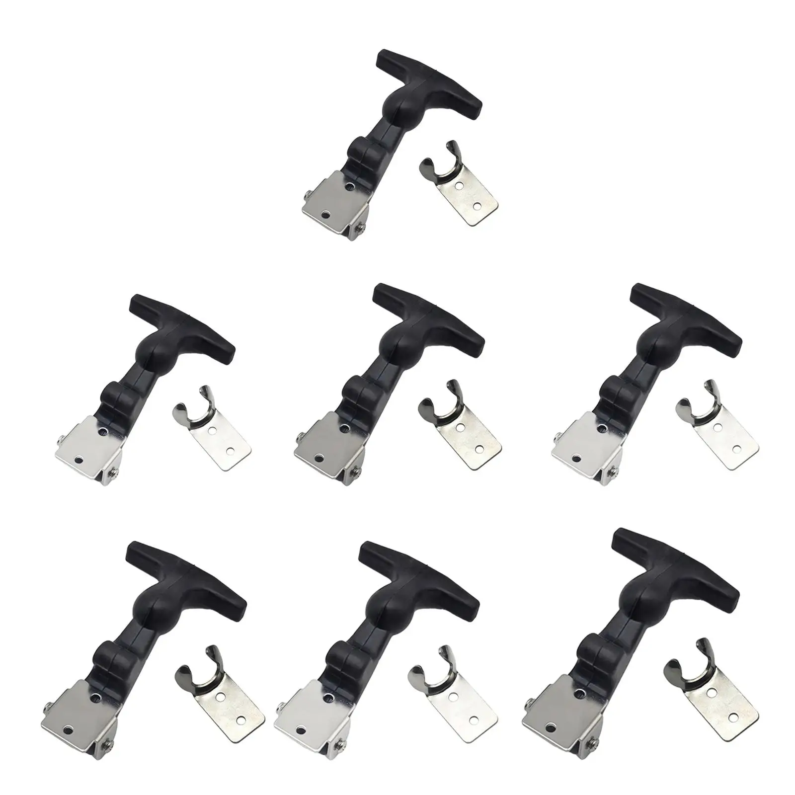 Auto Engine Cover Hasp T Buckle Hasp Shock Absorption Heavy Duty Hood latches engine cover hasp