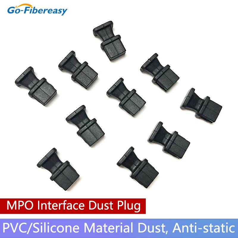 100pcs MPO Interface Dustproof Plug Silicone QSFP 40G SR4 Dust Plug Cap Cover MPO/MTP Port Protector Plug/ QSFP+ MPO Dust Jacket 8pcs noise stopper gold plated copper cap dust protector rca plug caps