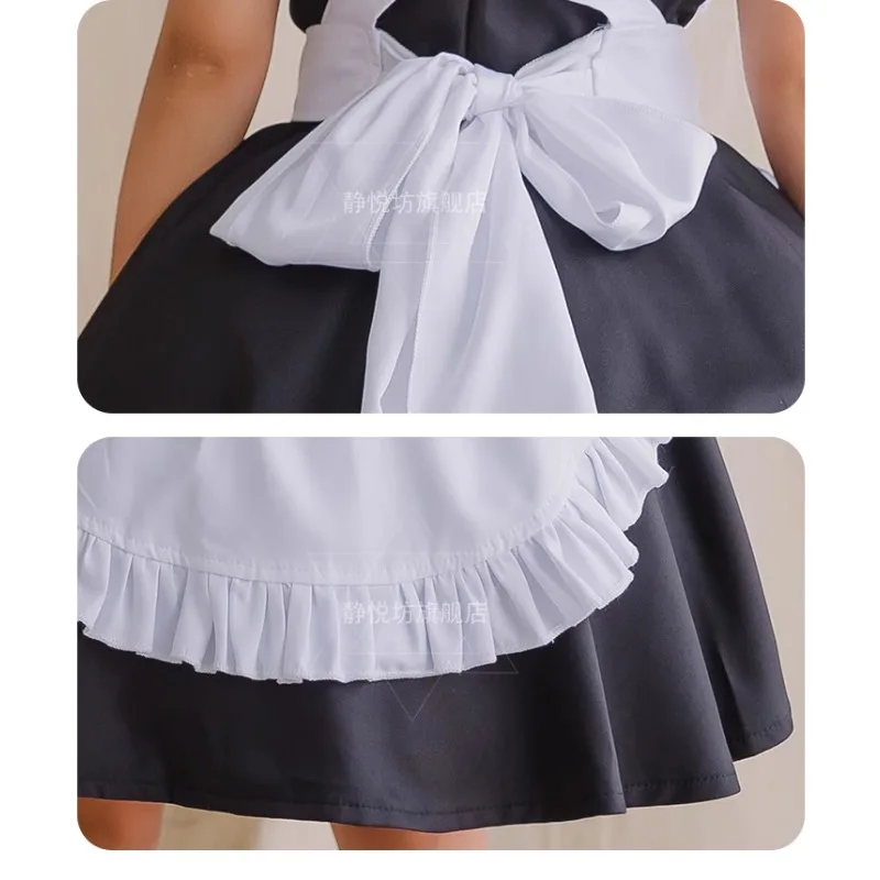 Anime Cute Heart Lolita Maid Cosplay Costume 4Colors Alice Dress Girls Woman Waitress Maid Party Stage Costumes Alice Dress