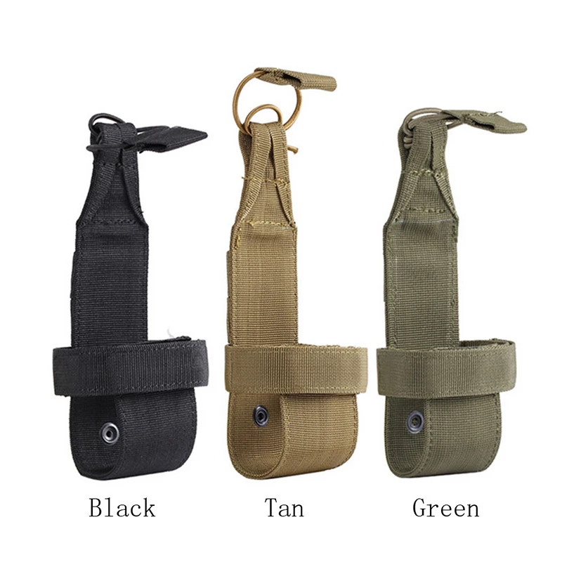 1Pc Multi Use Nylon Webbing For Outdoor Use Sports Kettle Cover Hidden Folding Water Bottle Bag