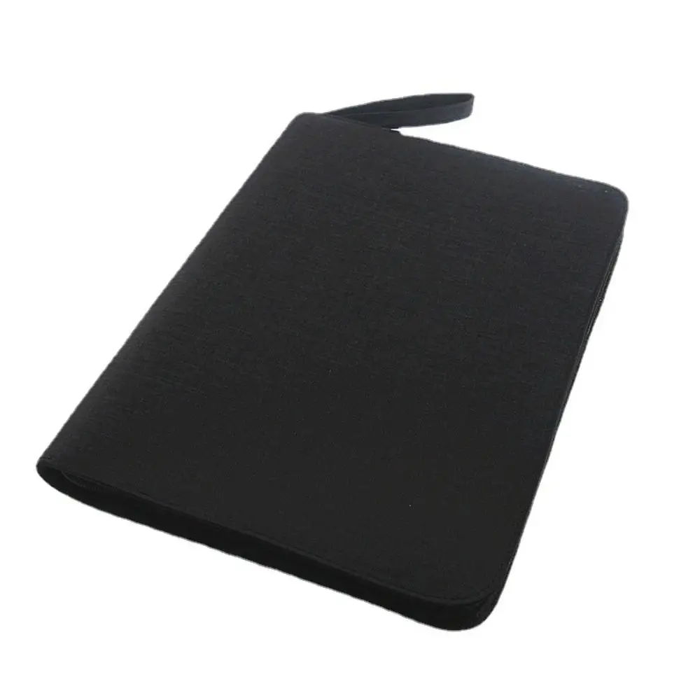 펜 컨테이너 가방 대용량 만년필 케이스, 내구성 방진 지퍼 캔버스, 펜 보관, 10 슬롯, 24/48 슬롯