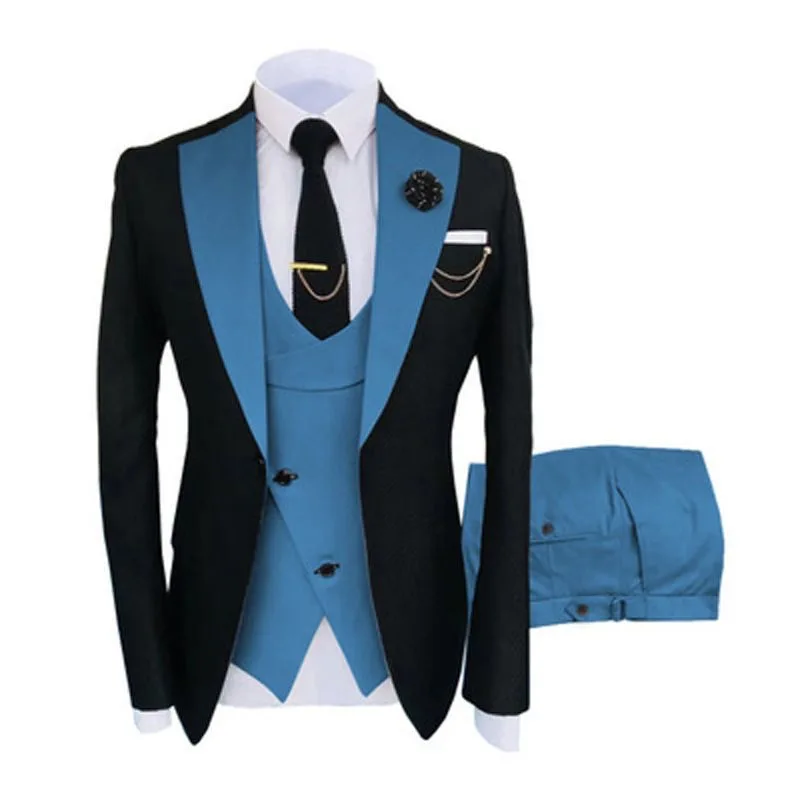 

918Best Man New Suit Three-piece Suit Men's Business Suit
