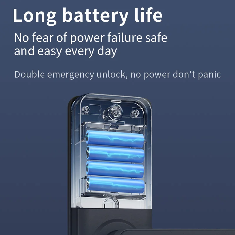 New Smart Door Lock With Tuya APP Digital Electronic Lock Smart Home Wooden Door Lock Biometric Fingerprint - Image 6