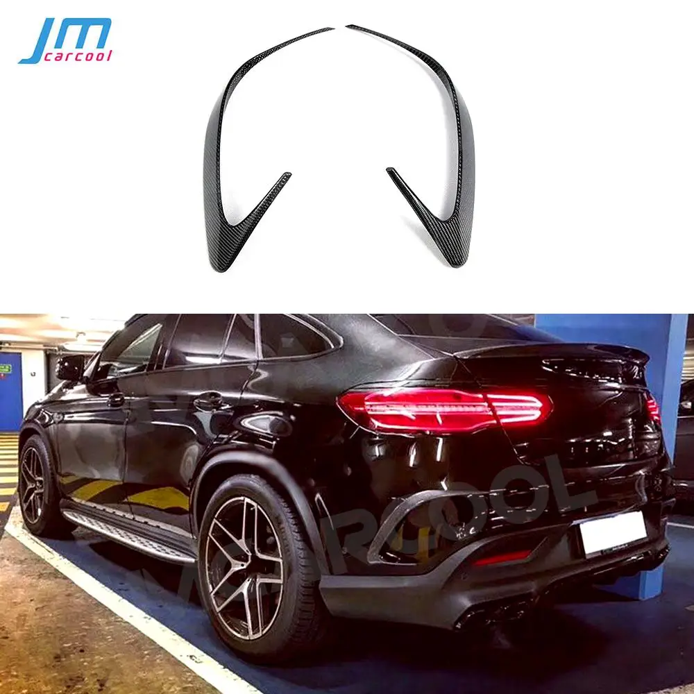 

Rear Bumper Air Vent Molding Trim Canards Carbon Fiber Splitters For Mercedes Benz GLE Class C292 Coupe GLE63 AMG 2015-2019