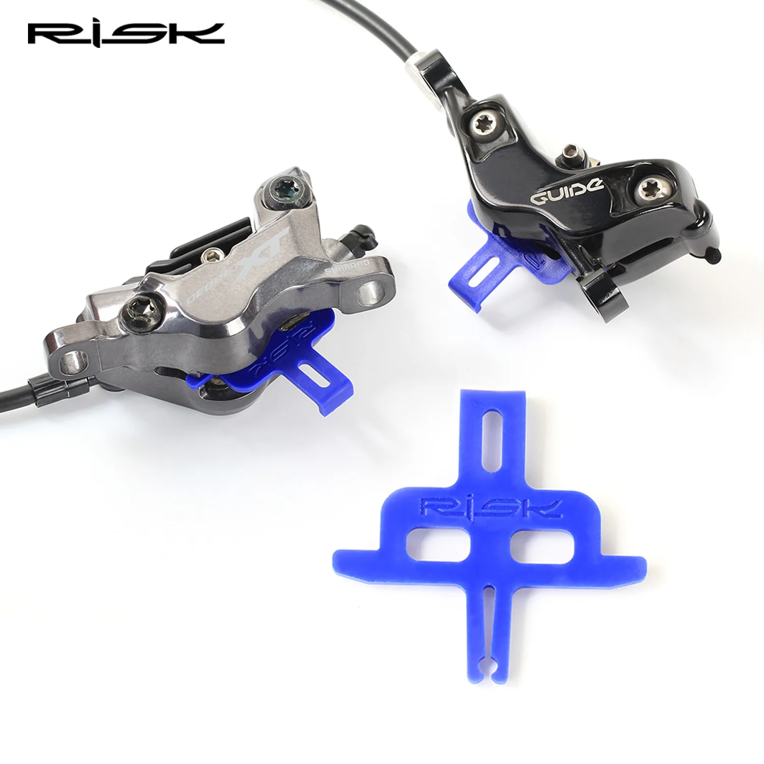 

RISK MTB Bike Hydraulic Disc Brake Pads Spacer Instert Bicycle Brake Caliper Pad Washer Mountain Disc Brake Piston Retainer Tool