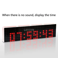 LED Music Spectrum Pickup DIY Making Kit Voice Activated Clock Flashing Soldering DlY Electronic Kit Car Atmosphere Lamp - Image 3