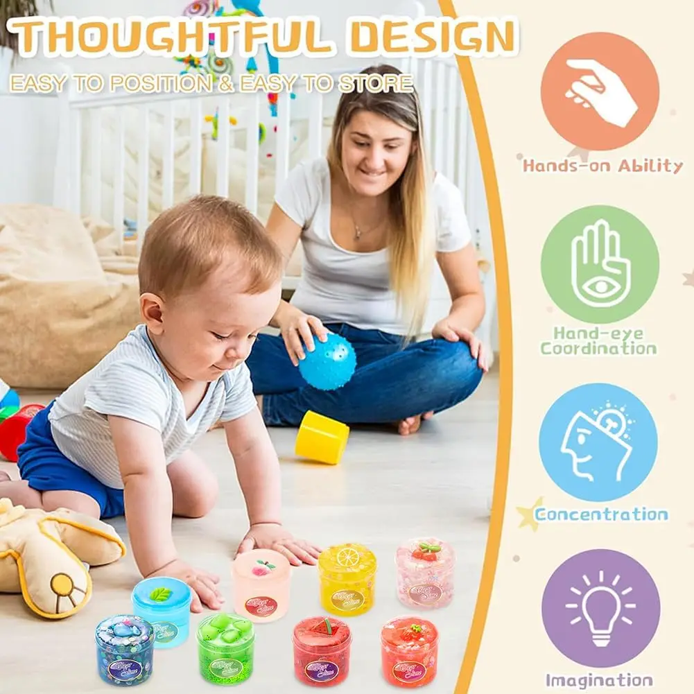 Soft Non-Sticky Butter Slime Ice Cream Decorations 70ml Scented Toys DIY Cloud Slimes For Girls and Boys slime kit fluffy slime