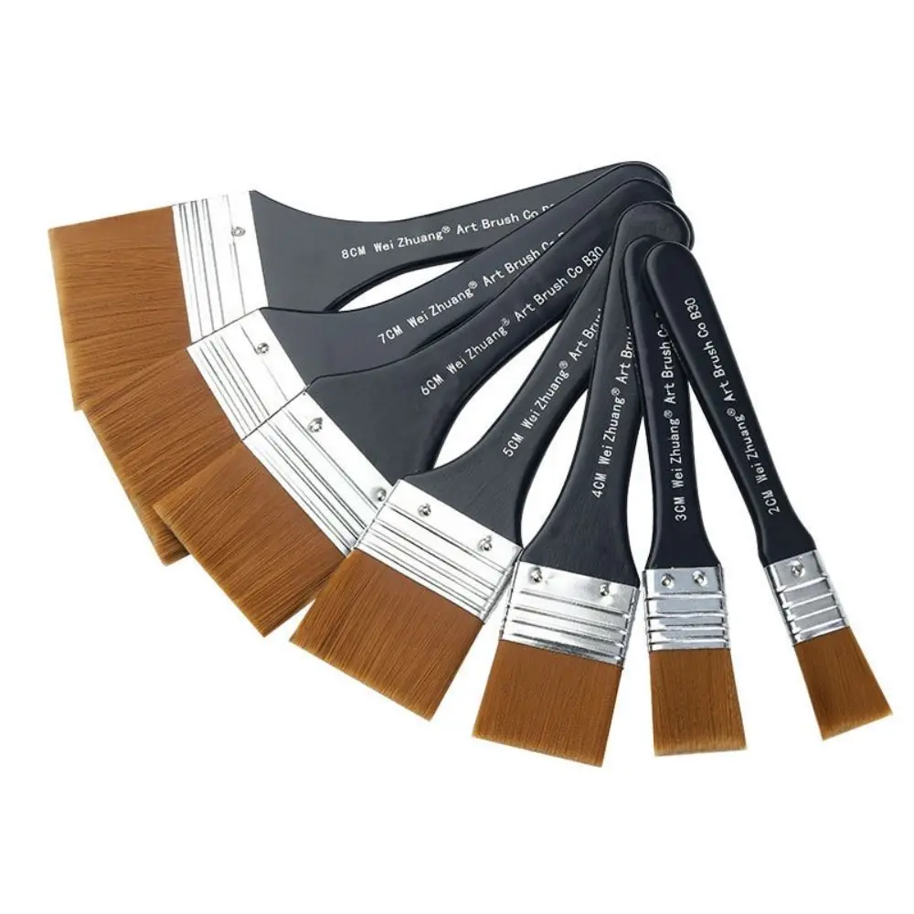 

Плоская кисть, Праймер, акварель, масло, искусство, краска, заклепка, усиление, хороший пигмент, адсорбция стен, кисть для рисования, краска, кисть