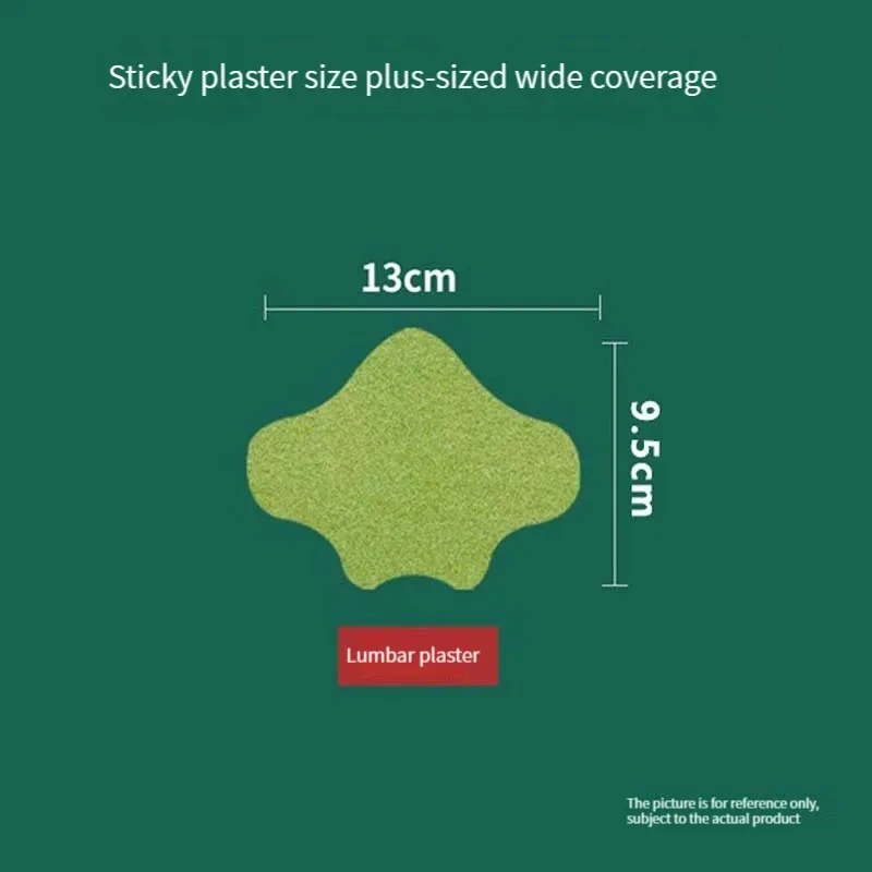 Plant Herb Warm Moxibustion Hot Compress Physiotherapy Mugwort Patch 12pcs Home Hot Lumbar Spine Patch Cervical Spine