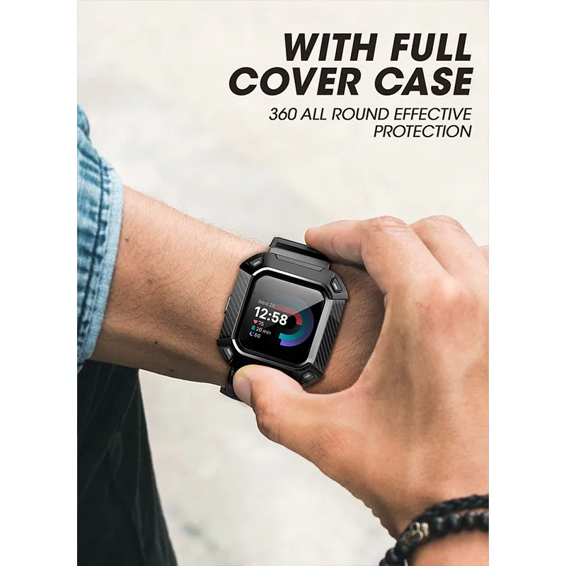 SUPCASE UB Pro Watch Bands for Fitbit Versa 4 / Fitbit Versa 3 / Fitbit Sense 2/1 Protective Replacement Wristband Case Cover 6