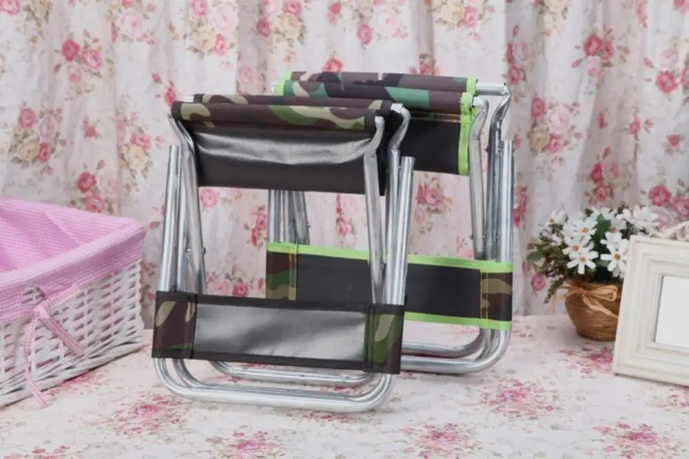 Description Picture 3 of itemOutdoor Fishing Chair Aluminium Alloy Stool Hiking Tools Portable Folding Picnic Camping Stool pesca Fishing Accessories