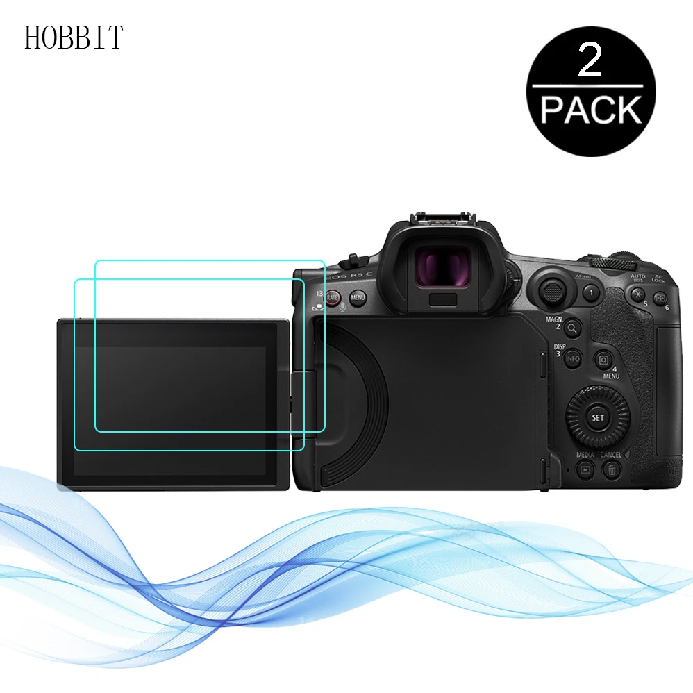 2pcs 2.5d 9h Tempered Glass For Canon Eos R5c Hd Clear Anti-scratch ...