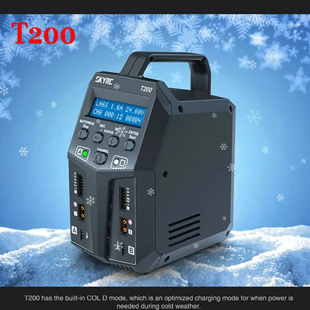 T200 Dual Balance Charger 2x100w AC/DC - 12 A Charge | EU