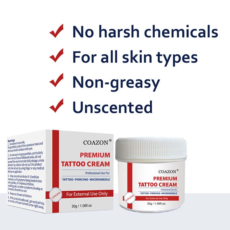 30ML Topical Tattoo Numbing Cream For Piercings Waxing Laser Tattoo