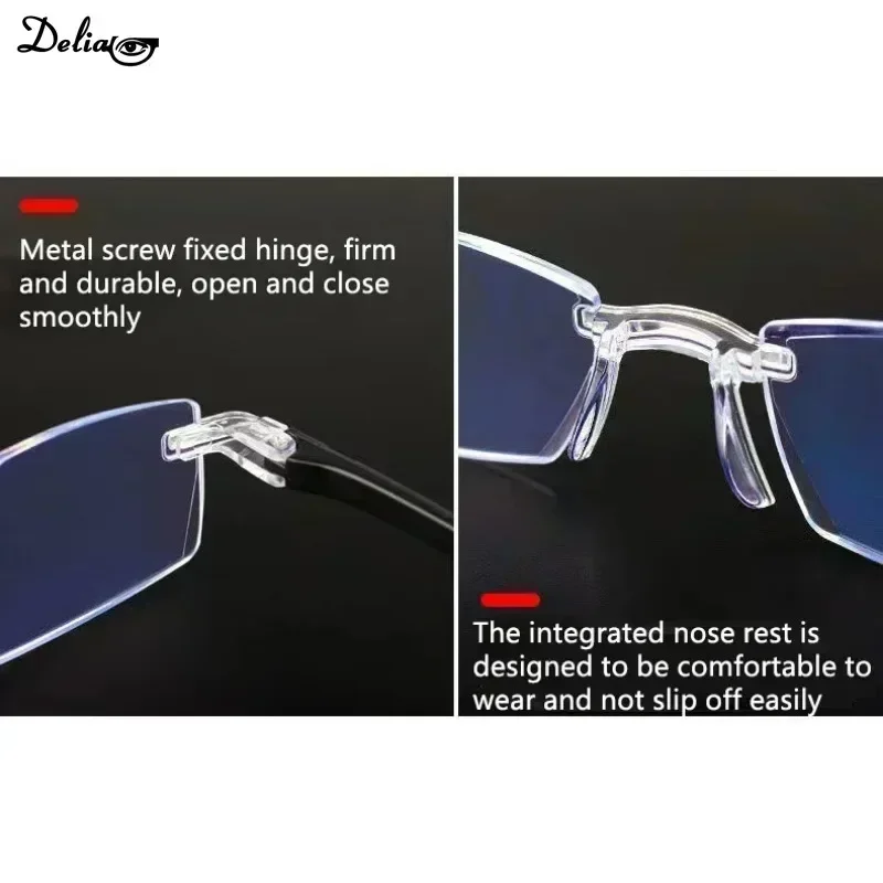 Elder Ultralight Reading Glasses for Men Women Retro HD Lens Blue Light Blocking Eyewear Classic Square Far Sight Eyeglasses reading glasses