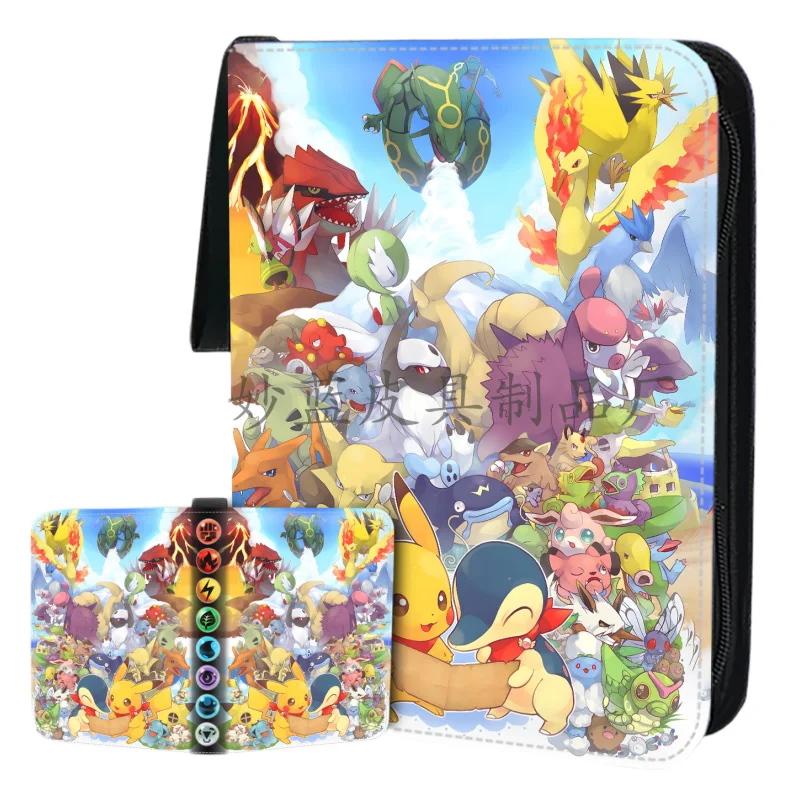 Porte-cartes Pokemon, 400 pièces, Album de grande capacité, Pu étanche,  Collection de rangement, dessin animé, jouet, cadeau pour enfants