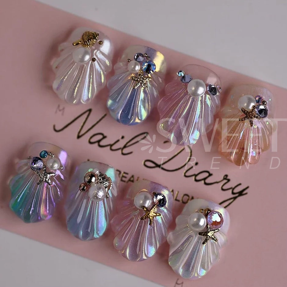 Nail Pigment Fairy Aurora Nail Pigment Powder Holographic Fine Chrome Rubbing Dust Shimmer Glitter Mirror Polish Decoration