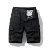 Multi-Color Workwear Shorts Men's Loose Straight Climbing Pants Casual Versatile Multi-Pocket Pants Lace-up Cropped Pants 3