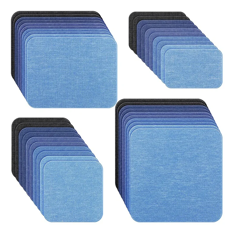 40 Toppe In Tessuto Di Ferro All'Interno Di Toppe In Denim Toppe Per Cucire Adesive Jeans All'Interno E All'Esterno Toppe Per La Riparazione Della Col