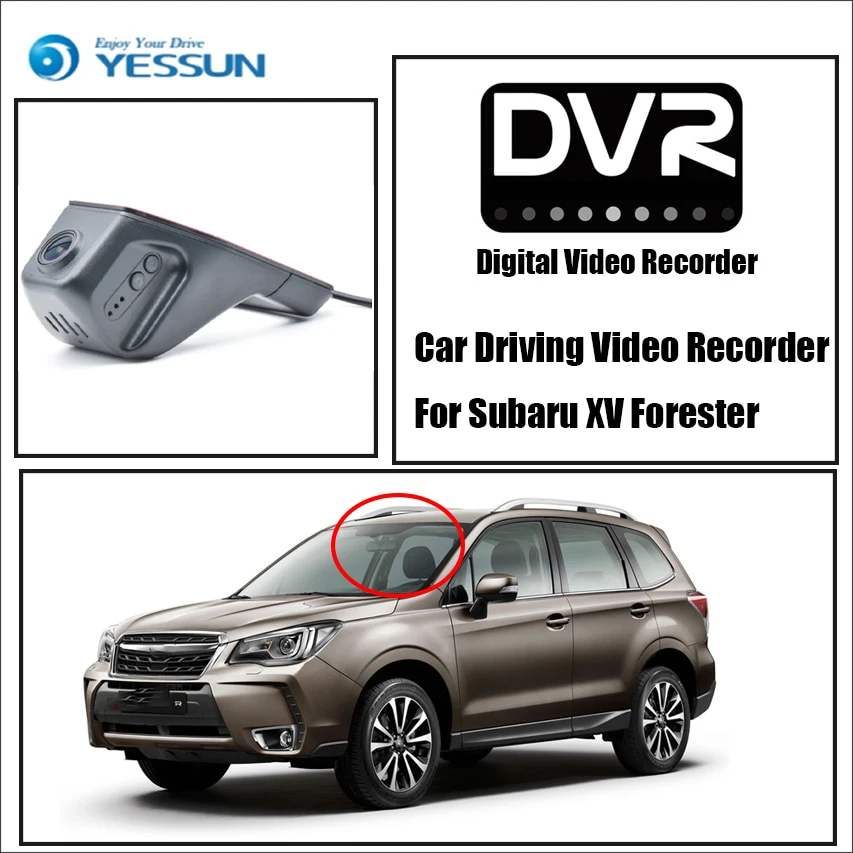 

YYESSUN HD 1080P / Car DVR Digital Driving Video Recorder For Subaru XV Forester - Front Dash Camera Front CAM