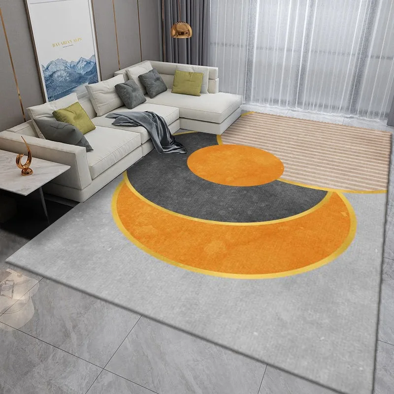 

Nordic Modern Minimalist Bedroom Carpet Living Room Study High-grade Large Area Mat Cloakroom Non-slip Room Decorative Rugs