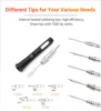 MINIWARE TS80P Mini Smart Portable Digital Soldering Iron Tool Adjustable Temperature OLED Display Iron Tips QC3.0 PD2.0 45W 6