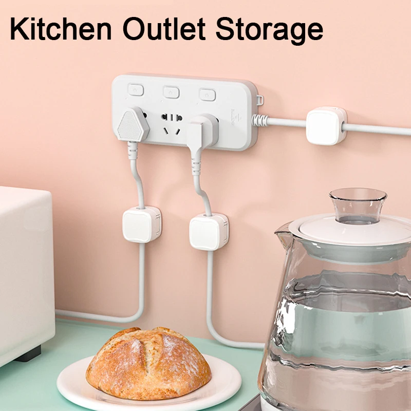 Cable Organizer Magnetic Cable Clips Cord Holder Adjustable Data Cable Organiser Non-marking Magnetic Sticky Organiser