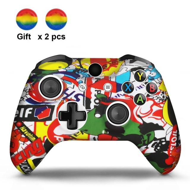 Colors Silicone Gamepad Protective Thumb Grips Caps Case Skin For XBox One Slim Controller Protector Controle Cover Joystick