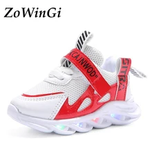 

Size 21-30 Kids Led Shoes Children Casual Shoes Glowing Sneakers sapato infantil Kids Led Shoes Breathable Children's Sneakers
