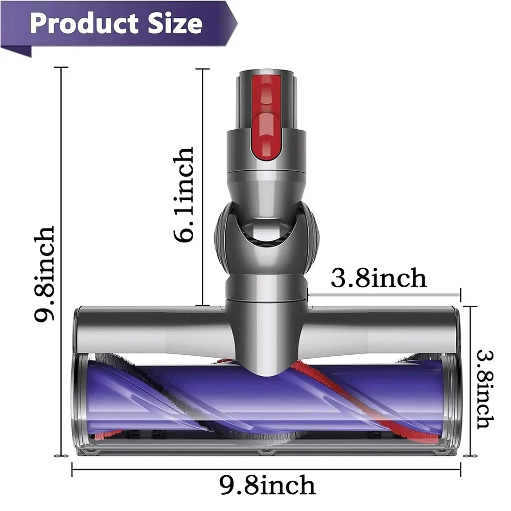 Cleaning Head Direct Drive For Dyson V7 V8 V10 V11 V15 Motorhead Turbo Brush Replacement Parts