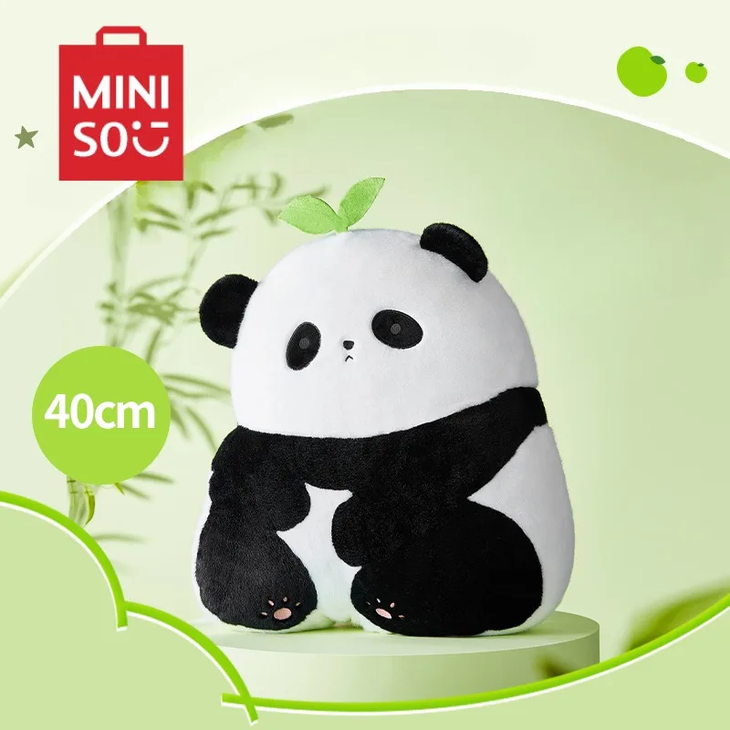 

Подушка MINISO для учеников и детей, подарок на день рождения, Рождество, серия Fuzhu Panda-рисовая кукла, аниме Мультяшные декоративные украшения