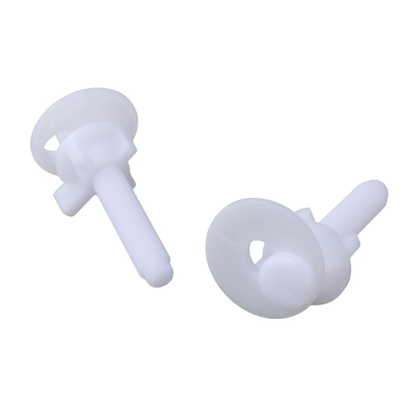 Bathroom Fixture Fasteners Convenient Toilet Cover Screw Bolts Toilet Lid Mounting Set Essential Installation Set 87HA