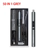 Precision Electric Screwdriver Set 12/39/50-In-1 Portable LED Kit USB Cordless Professional Mobile Phone IPad Repair Home Tools 5