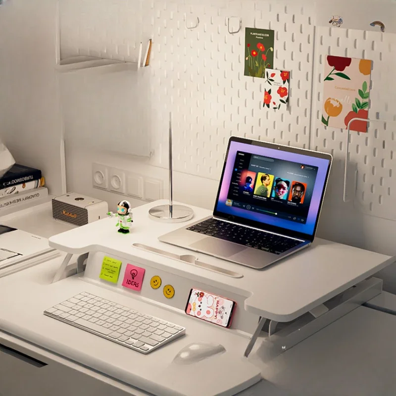 Stand-up computer lifting table lifting workbench notebook desktop elevation bracket office fairy table