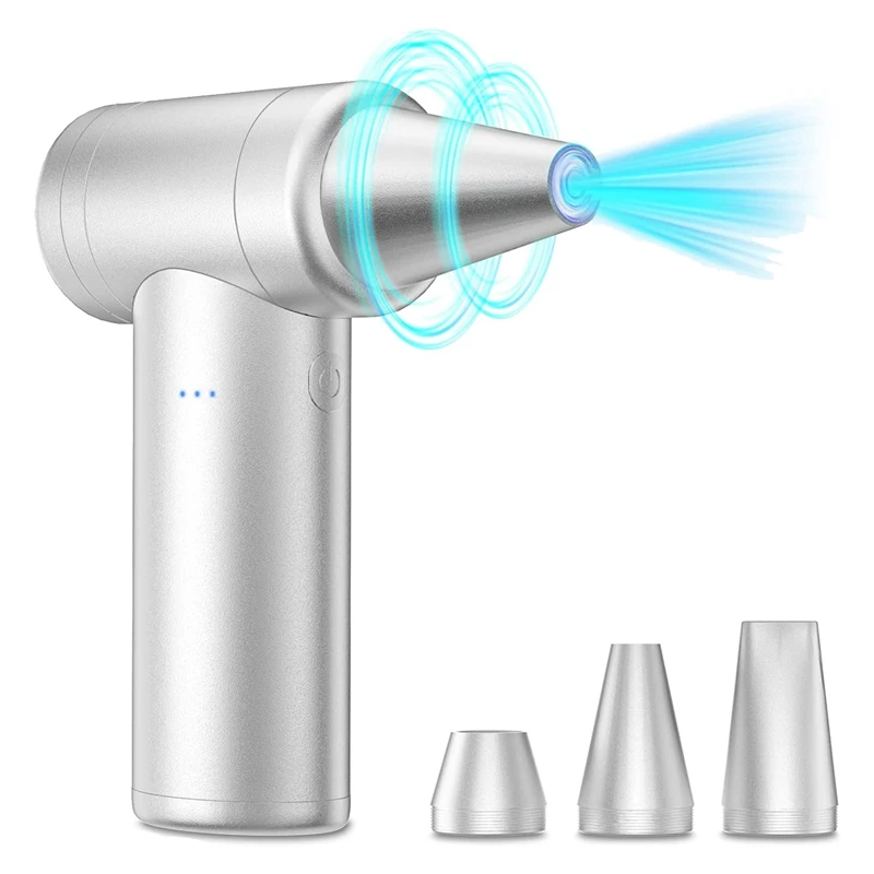 

Compressed Air Duster Portable Cordless Electric Air Cleaner 108000RPM Computer Keyboard Cleaner, For PC Crumbs Car