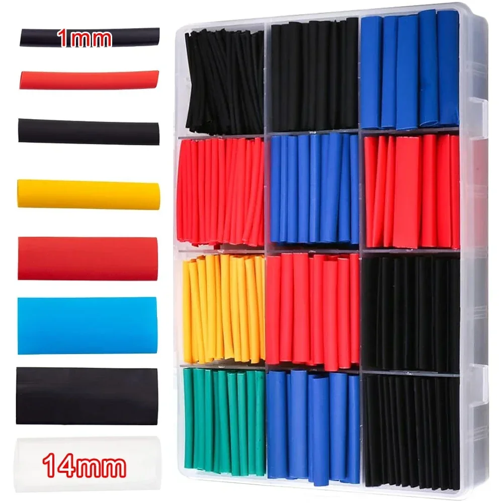 Description Picture 4 of itemHeat Shrink Sleeving Tube Kit Wire Electrical Connection Wire Wrap Cable Protection Thermoresistant Tubing Wrapping Insulation
